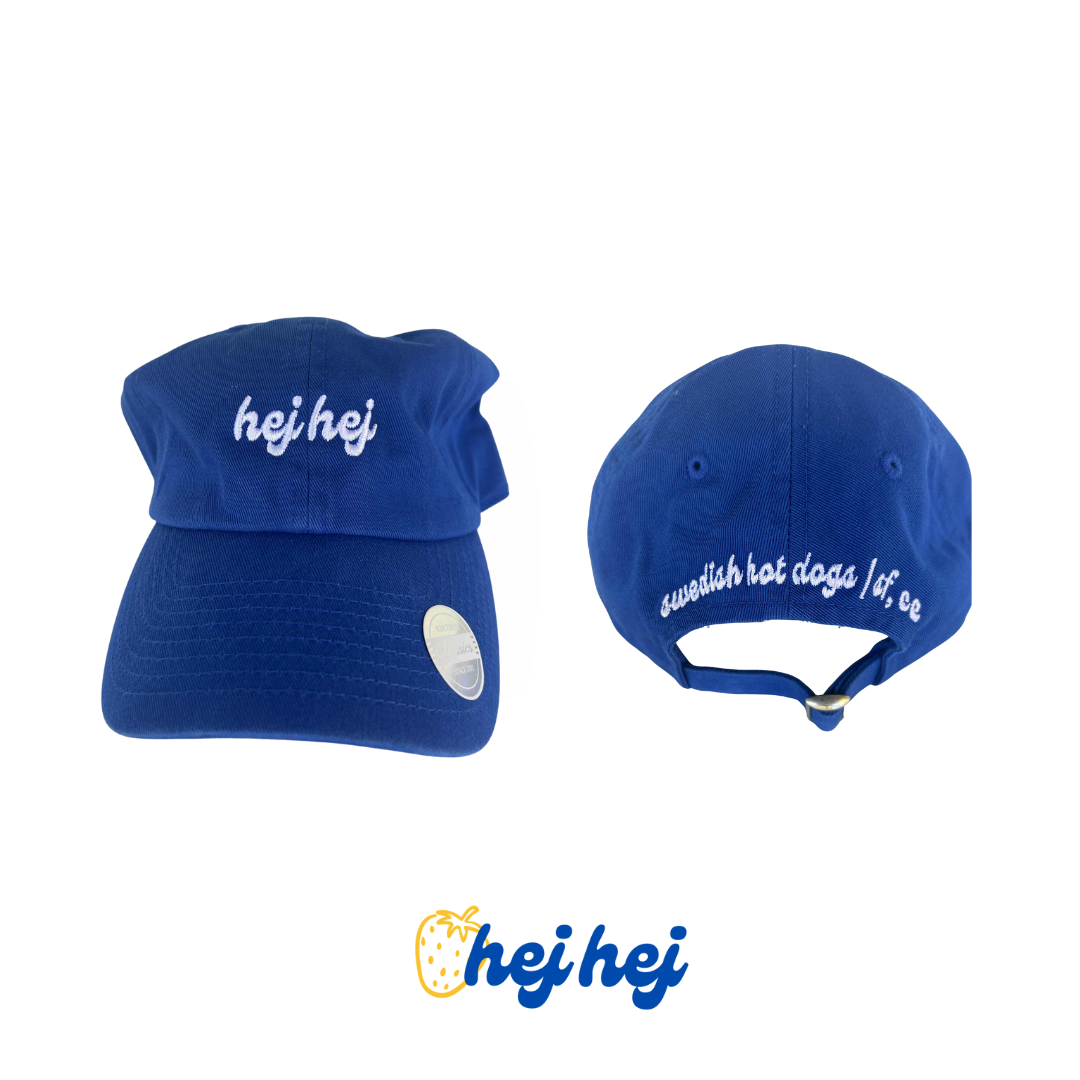 "Hej Hej" Swedish Hot Dog Dad Hat