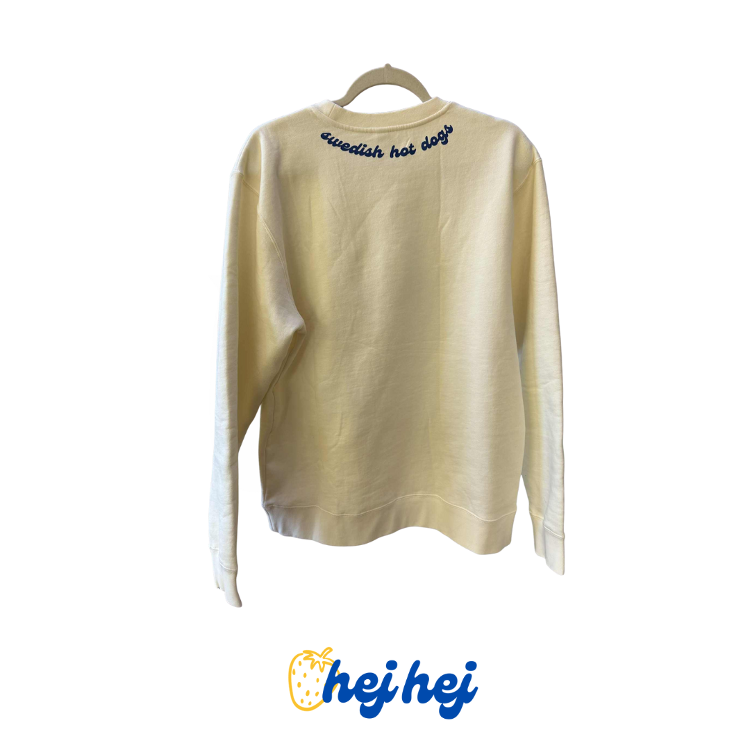 Hej Hej Swedish Hot Dog Crewneck Sweatshirt