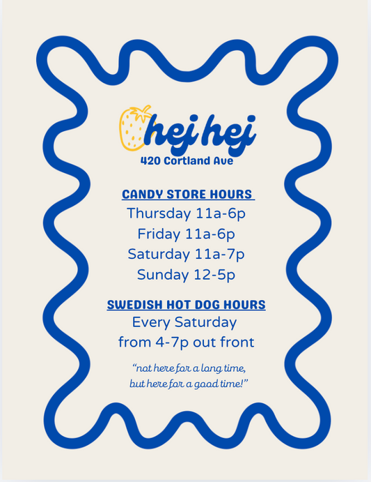 Hej Hej Swede-ish Candy + Hot Dogs in San Francisco!