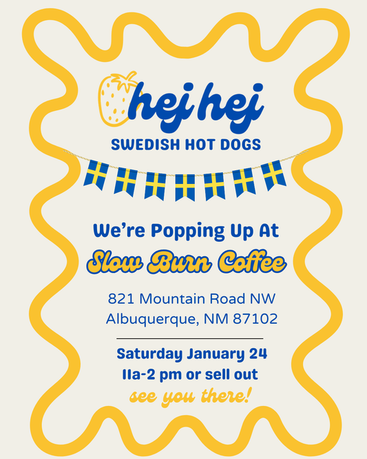 Hej Hej at Slow Burn Coffee