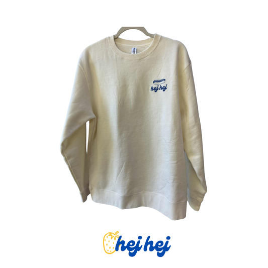 Hej Hej Swedish Hot Dog Crewneck Sweatshirt